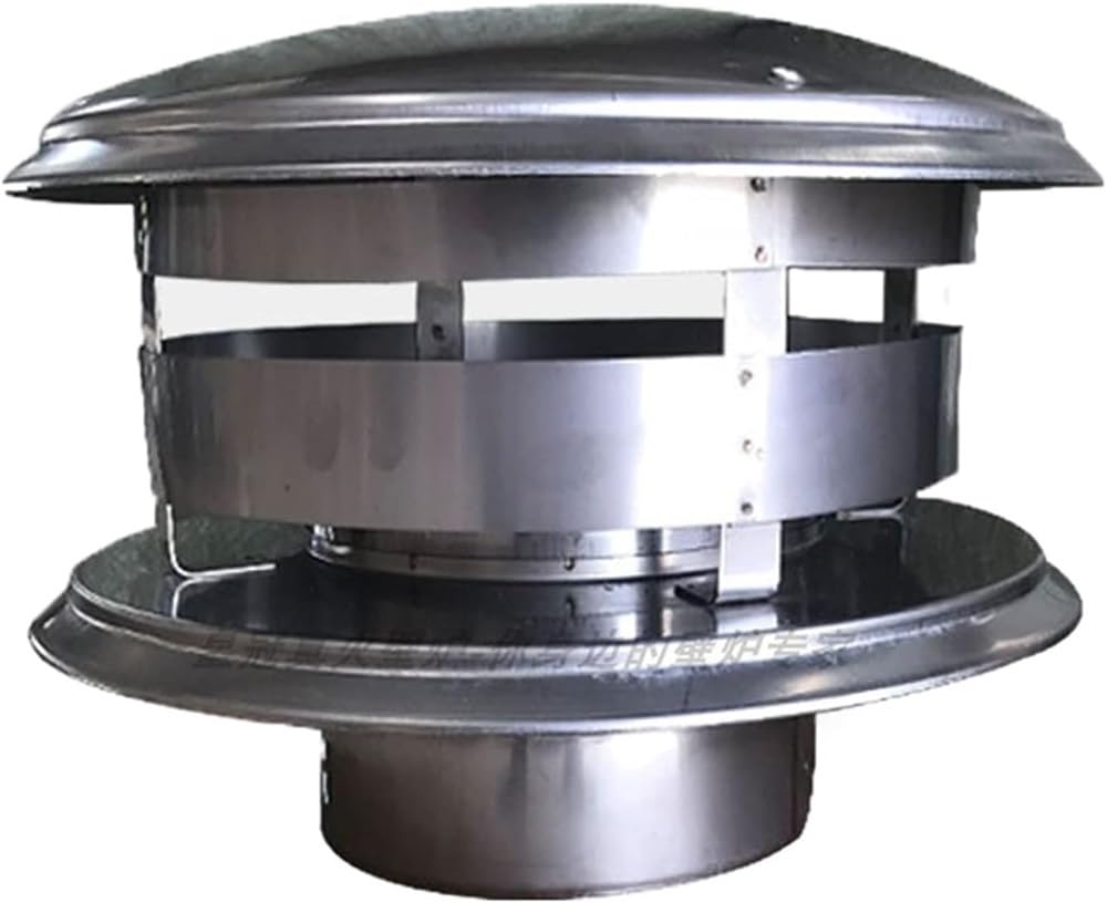 Extractor para chimeneas de 125mm contra lluvia y humo
