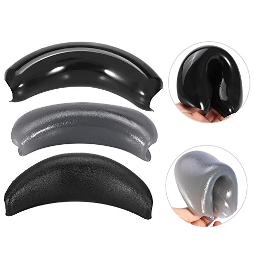 Nackenschutz für Rückwärtswaschbecken, Professional Weiches Silikon/PU Gel Beckenkissen Nackenkissen für Friseursalon Waschbecken (Stil 1 - Silikon)