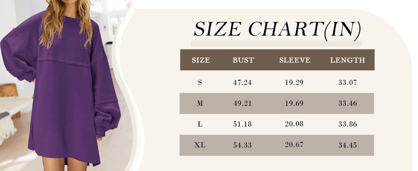 Damska bluza z luźnym krojem z puff sleeves and contrast panel, klasyczny sweter z okrągłym dekoltem