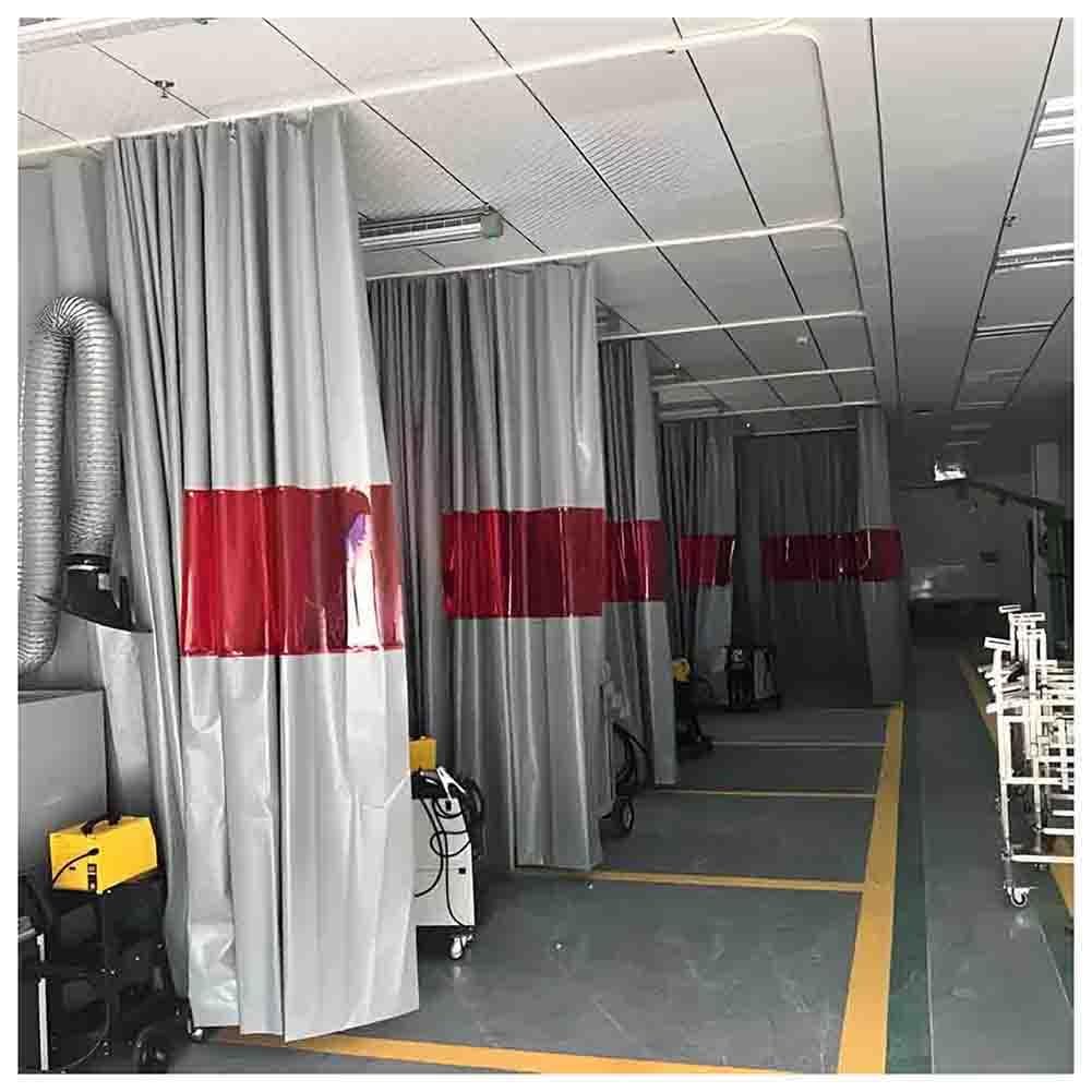 Grembiule per saldatura in vinile trasparente, ignifugo, per uso industriale e domestico, resistente al calore, protezione durevole per la lavorazione dei metalli e l'artigianato