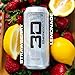 3D Energy Drink – Sugar Free, 200mg Caffeine, Pre Workout, Taurine, L-Carnitine, Lightly Carbonated, 16oz Cans, 12 Pack - Strawberry Lemonade