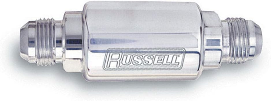 Edelbrock RUSSELL 650200 Polished Competition Fuel Filter