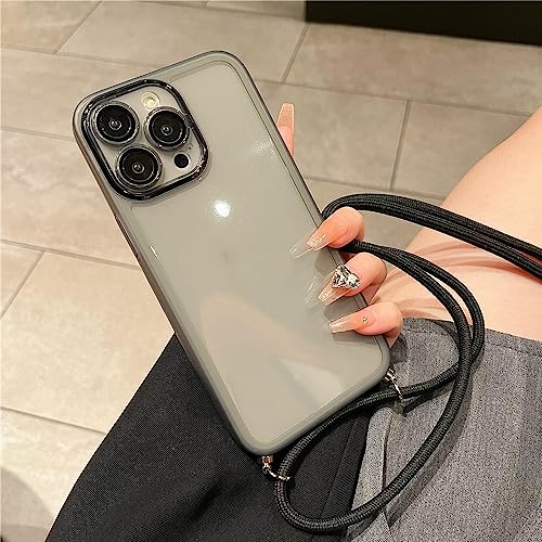 Coque cordon iPhone XR transparente antichoc pour garder les mains libres au quotidien