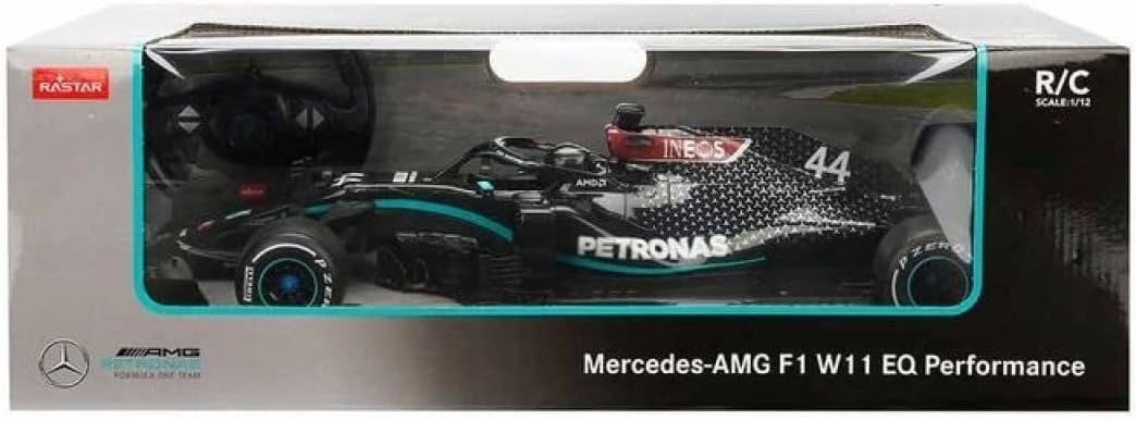 RASTAR Mercedes F1 RC Car 1/12 Mercedes AMG F1 W11 EQ Performance 2.4GHz Remote Control Car