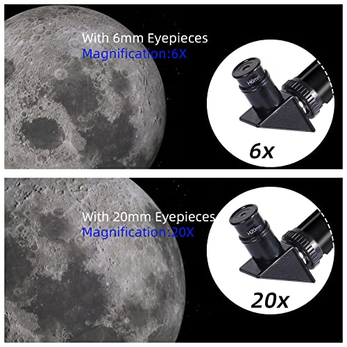 Artenjoyfine 360x50mm Refracting Telescope for Kids with Adjustable Tripod and Finder Scope,Portable Astronomical… - Image 4