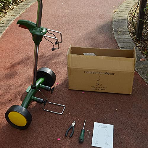 Vimoa Potted Plant Dolly With Flat Free Wheels Potted Plant Mover Garden Pot Mover For Garden Potted Flower Trees #TOP4