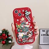 3D Noël Nouvel an Cadeau Cas Mignon Housse De Protection en Silicone pour IPhone 14 13 12 11 Pro Max 7 8 Plus XS XR X Coque Souple,03,pour IPhone 11pro Max