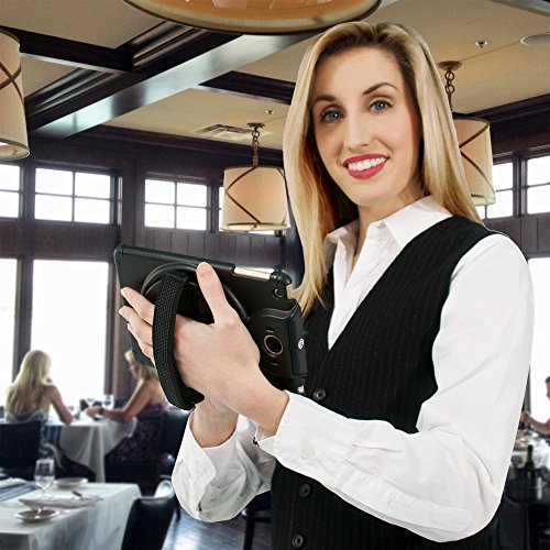 Anti-Theft Ipad Mini Case – Cta Case With 360-Degree Rotation, Built-In Grip Stand, Security Cable Lock, And Carrying Strap For Ipad Mini 1St – 5Th Gen., (Pad-Acgm) – Black #TOP1