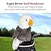 Daphne's Headcovers Eagle Driver Headcover | Premium Driver Headcovers | Funny Golf Club Covers | Stylish Protection for Your Clubs | Men's Golf Gear | Driver Headcover for Men and Women