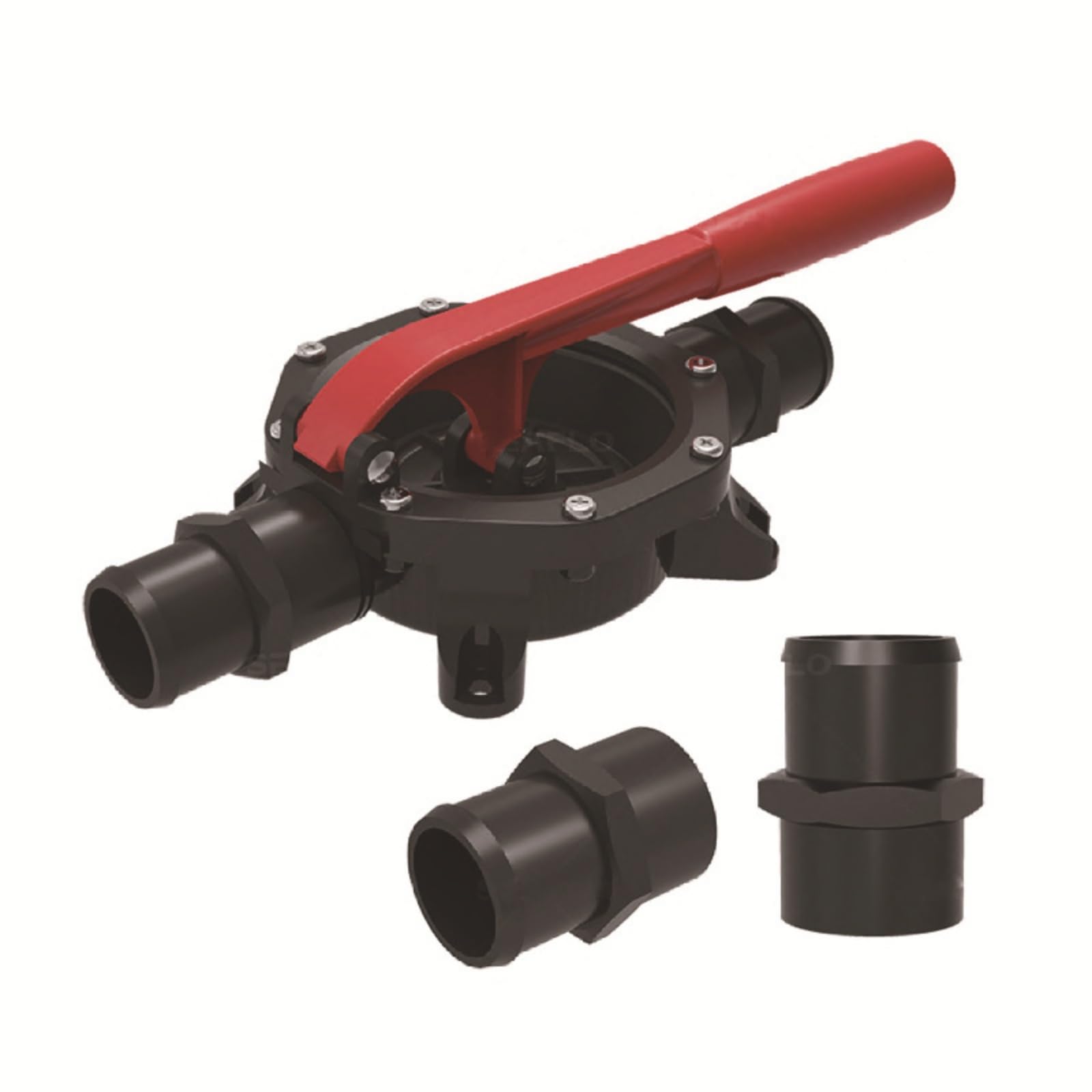 Pompa di Sentina Manuale Pompa a Diaframma Pompa Manuale Pompa Portatile Pompa a Leva Struttura in Polipropilene con Diaframma EPDM E Collegamenti