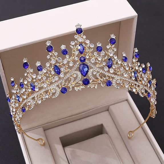 Tiara de novia hecha a mano para coronar tu historia de amor con cristales de lujo vintage 6