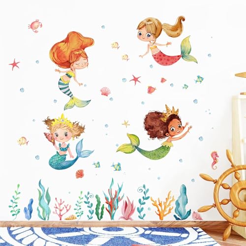 Vinilo decorativo marino multicultural para pared miniatura 5