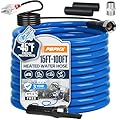 Heated Water Hose for RV,Heated Drinking Water Hose with Thermostat,Lead and BPA Free,1/2"Inner Diameter,Temperatures Down to -40°F Self-Regulating,Blue Appearance