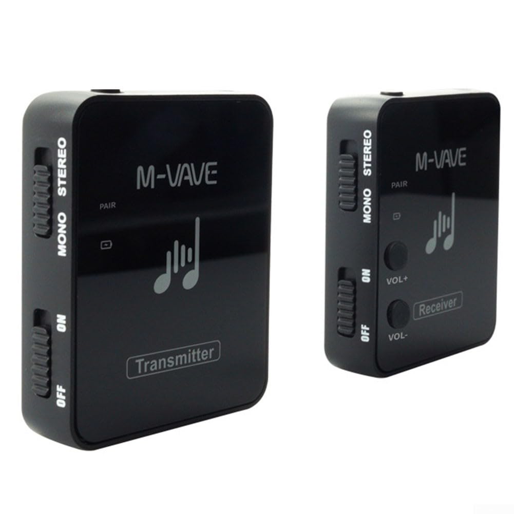 2.4G Wireless in-Ear Monitor Auricolare Ricevitore Trasmettitore Ricaricabile, per Studio Band Prova Live Performance Camera Record