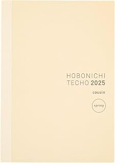 Hobonichi Techo 2025 Cousin-Buch [Japanisch/A5/April-Start/Montag-Start/Planer]