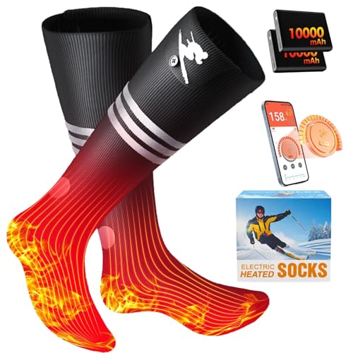 AI Heated Socks with 20000mAh Battery