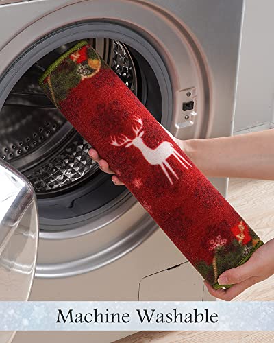 Merry Christmas Door-Mat Outdoor Easy To Clean Front Door Mat Durable Christmas Doormat Wear-Resistant Outdoor Indoor Welcome Mat Christmas Decorative Holiday Door Mats For Garage Outside Entry #TOP5