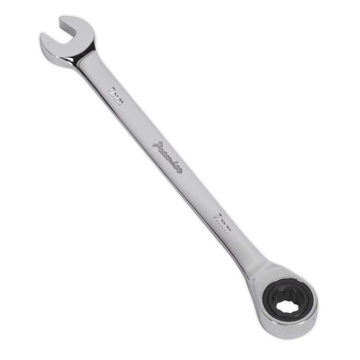 Sealey WallDrive Ratchet Combination Spanner 7mm Micro-Locking Spanner RCW07
