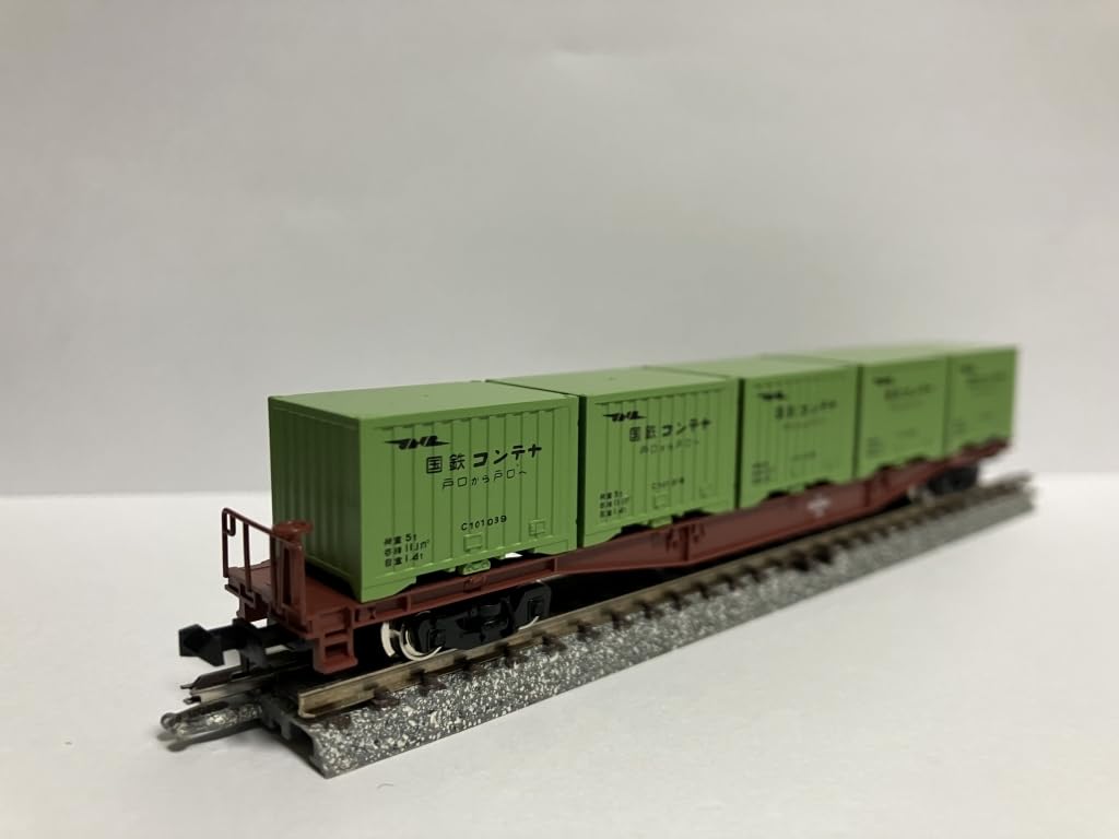 Amazon | 鉄道模型 コキ51084 TOMIX 国鉄コンテナC10 コンテナ5台 搭載