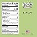 iSpice Whole Bay Leaf, Dried Herbs 100% Natural, Gluten Free, Green Bay Leaf Seasoning Well in Stew, Soup Sauce, Seafood, Meat and Vegetable Dishes|0.3 Oz (8.5g)