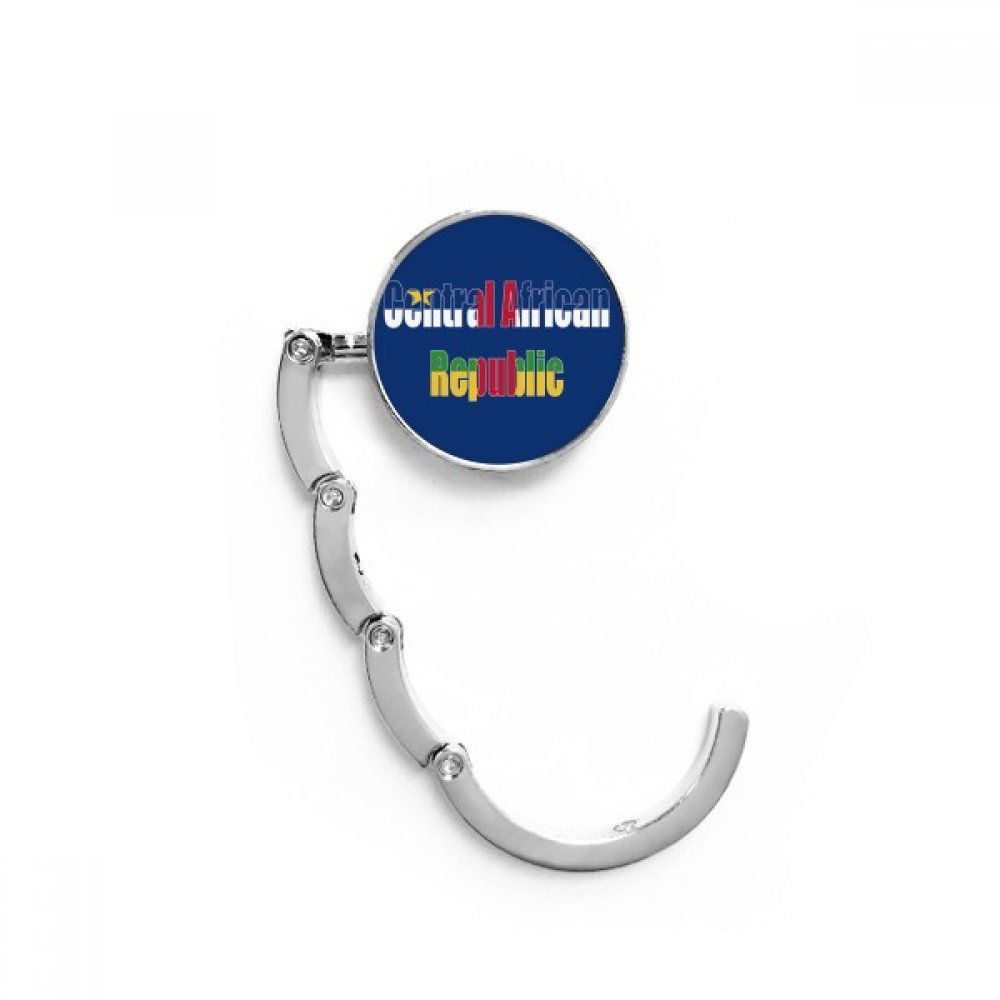 Accroche-sac pliable Centrafrique : mini support de table compact multicolore pour bureau - 7
