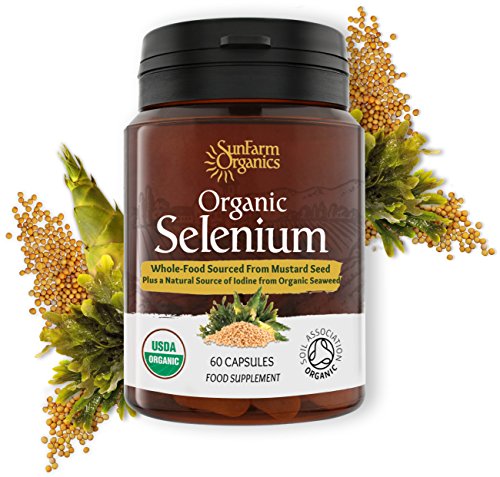 Organic Selenium 200 Mcg With Iodine And Silica All From Certified Organic Whole Foods - Two Month Supply #TOP2