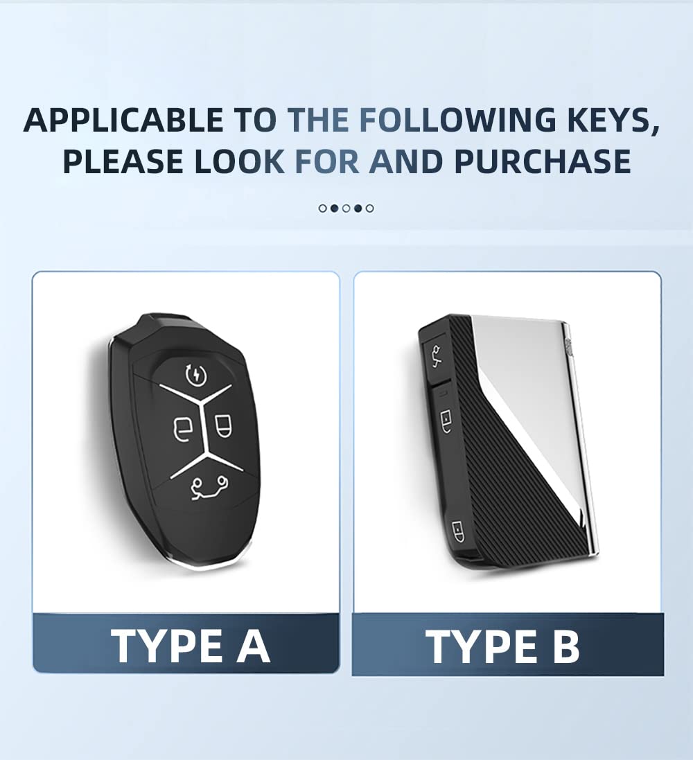 GVFKMNX Auto Schlüsselanhänger Für LYNK&CO - Leder Keyring Ersatz