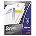 Avery Customizable Print-On Dividers, White, 5-Tab Set (11511)