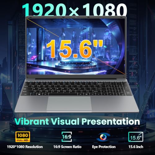 Image of 15.6 inch Student Laptop with AI Assistant Included, 1 Year Office 365