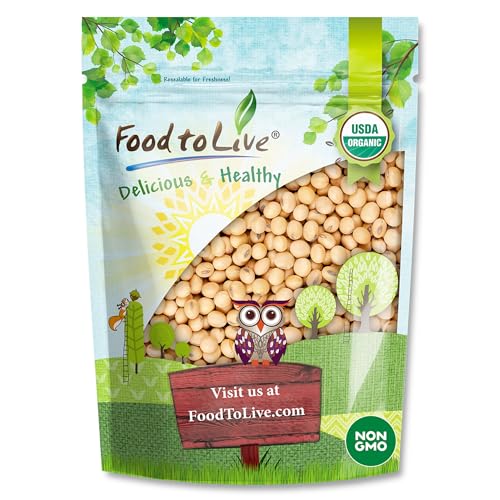 Food to Live Organic Soybeans, 1.5 Pounds