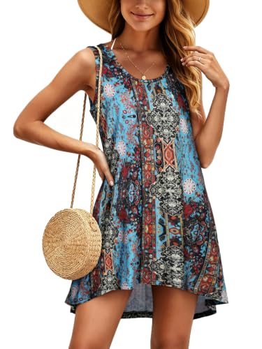 Image of Swimsuit Coverup for Women Bikini Sleeveless Beach Bathing Suit Cover Up