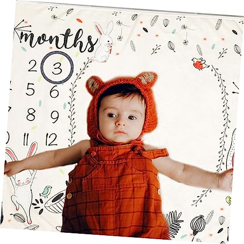 Couverture souvenir bébé ORFOFE pour immortaliser les mois de votre enfant - 5