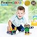 PicassoTiles Learning S.T.E.A.M. Engineering Toy Kit 100 Piece Building Block 3D Construction Stacking Set 100pc Educational Blocks w/Idea Book Included, Anchors, Motor Wheel, and Storage Box PTN100