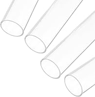 Vista 31 de MECCANIXITY Tubo Redondo Rígido Transparente de Acrílico 6mm (1/4") ID 8mm (5/16") OD 356mm para Lámparas y Linternas, Sistema de Refrigeración por