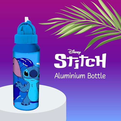 Conception résistante à la cantine pour la bouteille Stitch bleue de 550 ml - 3