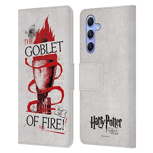Étui en cuir Harry Potter Goblet of Fire aux finitions soignées Galaxy A34