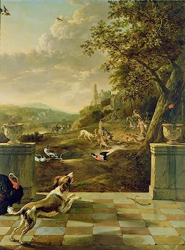 Toile murale de maître Jan Baptist Weenix affiche grand format