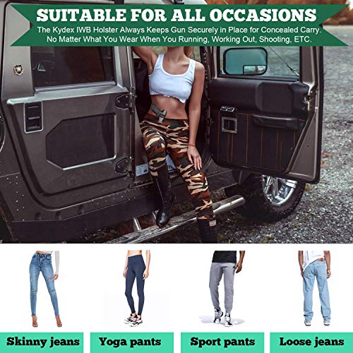 P320 Holster, Iwb Kydex Holster Fit: Sig Sauer P320 Full Size / P320 Compact / P320 X Carry Pistol, Inside Waistband Concealed Carry Holster For Men/Women, Adj. Cant & Posi-Click Retention, Right #TOP6