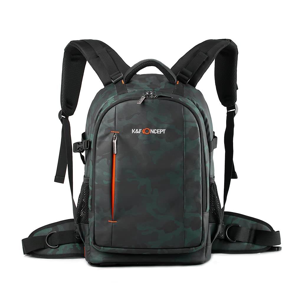 ubervia Multi-functional Camera Backpack SLRDSLR Camera Bag 23L Large Capacity Water-proof Photography Bag with 14 Inch Laptop Compartment Rain Cover for Women Men Photographers-picture-16