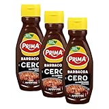Prima Salsa barbacoa sin azúcares añadidos. 510 g (Paquete de 3)
