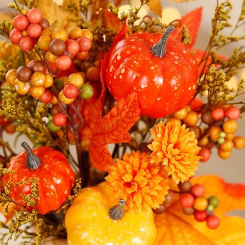 Centres de table d'automne de qualité supérieure pour bureau et buffet - 7