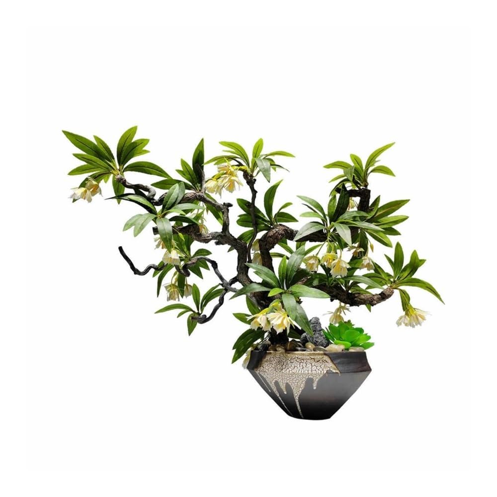 CHENGAIJIAN Artificial Bonsai Tree, Artificial Flowers Fake Potted Plants Ornaments, Simulation Bonsai Pot Home Decor