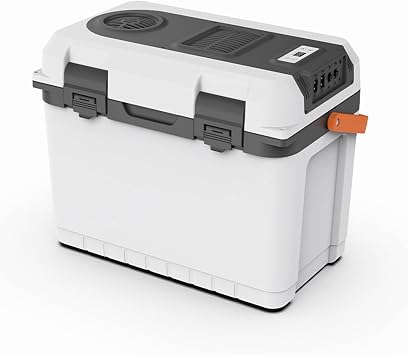 10.6 gal 38 L Cooler Box with Casters, Cold Retention, Strongest Cooler Box, Vacuum Insulated, Cooler Box, Low Power Consumption, Vacuum Insulated Cooler Box, Approx. 72 - 96 Hours, Cold