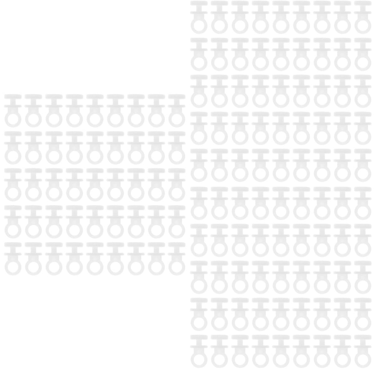 Unomor 3sets Flexible Curtain Track Rollers Ceiling Mount Rv Curtain Track Plastic Pulley Traverse Rod Carrier Slides Silent Glider Hooks for All Rooms 200pcs*3