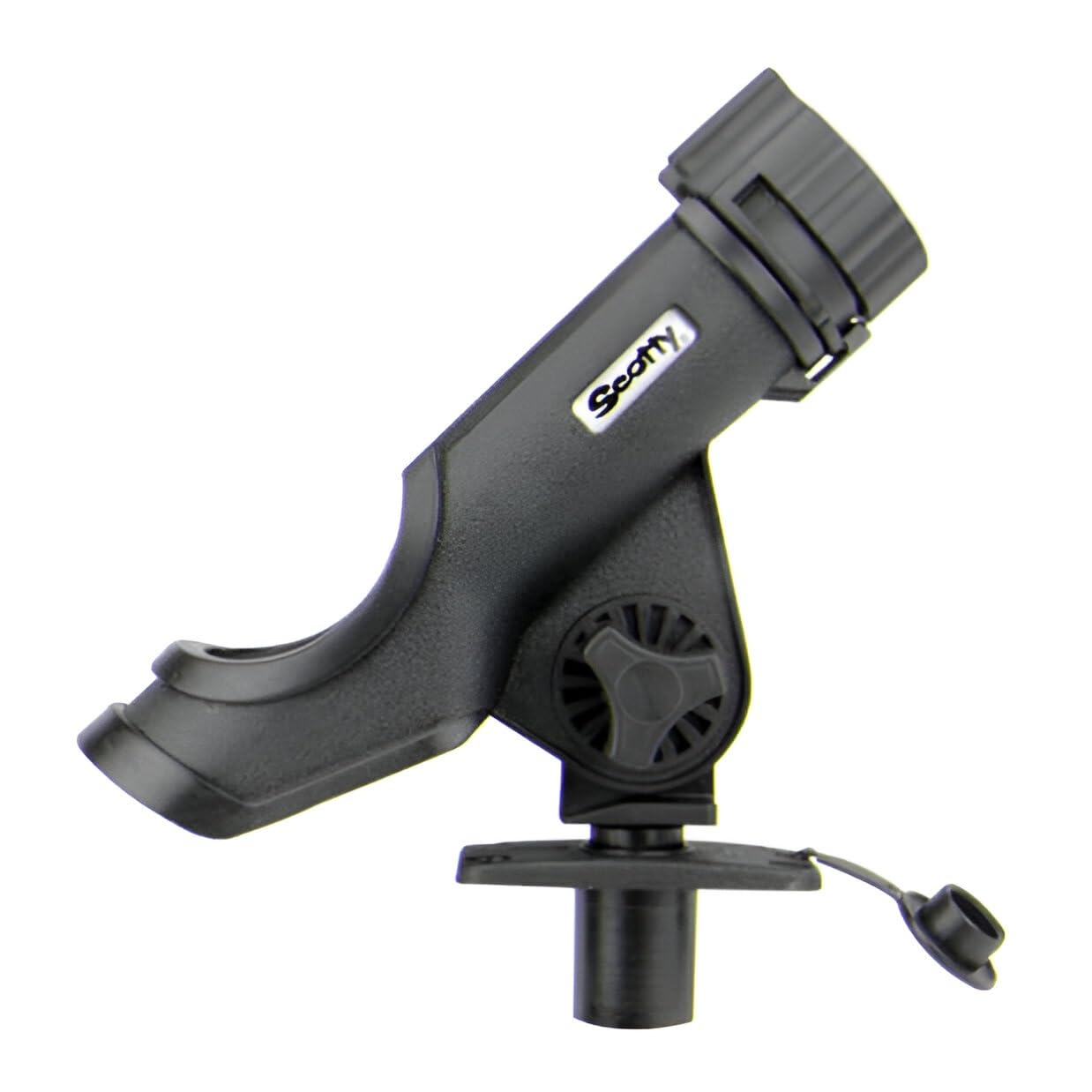 SCOTTY POWERLOCK ROD HOLDER BLACK W/ 244 FLUSH DECK MOUNT