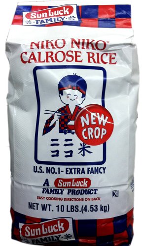 Sun Luck Niko Niko CALROSE RICE - 10LB Bag (2 Pack) image 2