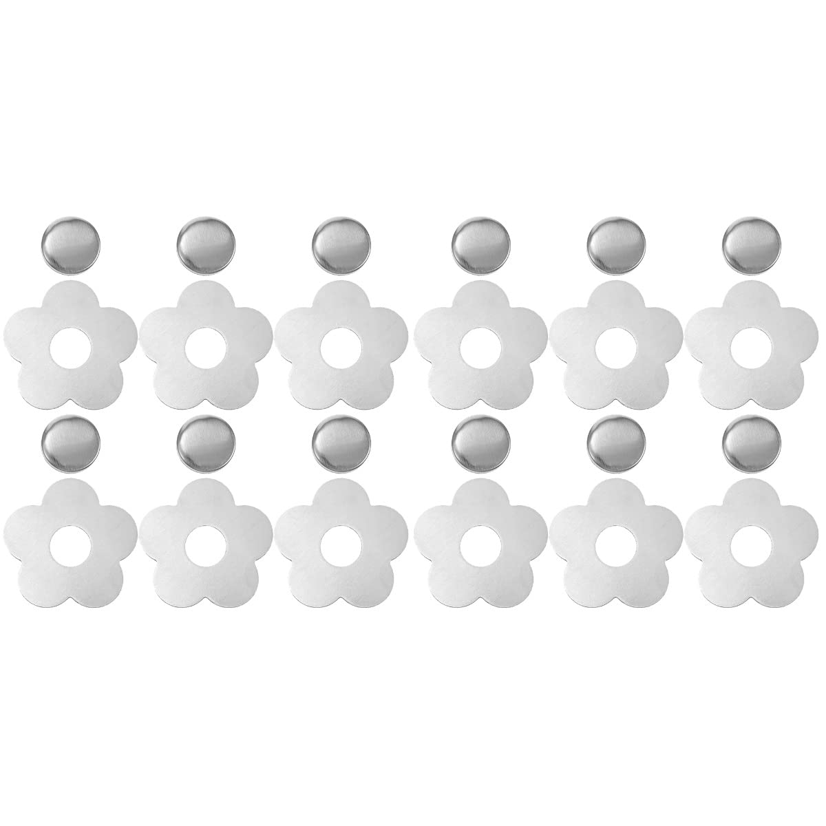 Tovaglie da esterno 12 pezzi Pesi for tovaglie Pesi for tovaglie a fiori in acciaio inossidabile Appendini Clip for tovaglie Morsetti Clip for tavoli da picnic for ristoranti Picnic Matrimoni Staffe m