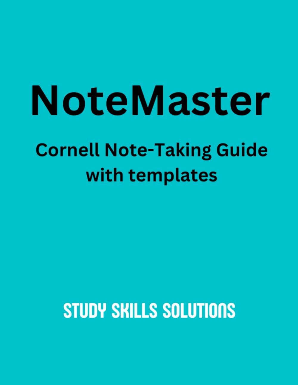 Cornell Note-Taking Guide with templates: NoteMaster