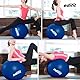 EDIFIT, Gymnastikball, 55, 65 und 75, Pezziball, Einschließlich Inflator, Pilates Ball, Sitzball, Pilates, Yoga Ball, Gymnastik (75 cm, Blau)