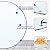 Beveled Edge Tabletop Round Glass Table Top With Pencil Polished Tempered Glass for DIY Table Round Transparent Tempered Glass Table Top DIY Furniture Every Diameter Available ( Size : CLEAR-85CM(34IN